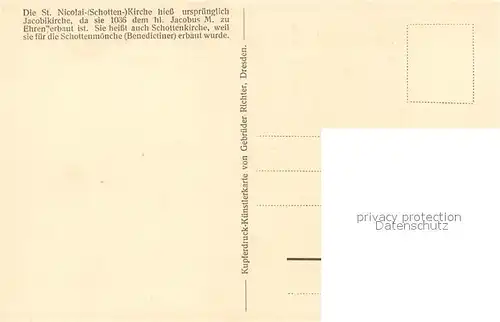 AK / Ansichtskarte Erfurt St Nicolai Kirche Schottenkirche Erfurt