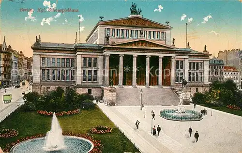AK / Ansichtskarte Berlin Koenigliches Schauspielhaus Denkmal Berlin