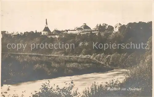 AK / Ansichtskarte Pullach_Isartal Partie an der Isar Pullach_Isartal