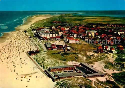 AK / Ansichtskarte Wangerooge_Nordseebad Fliegeraufnahme Wangerooge_Nordseebad