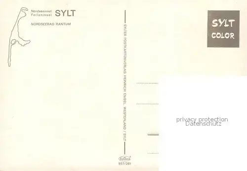 AK / Ansichtskarte Rantum_Sylt  Rantum Sylt