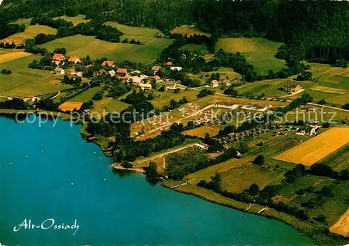 AK / Ansichtskarte Alt Ossiach Camping Lampele Fliegeraufnahme 