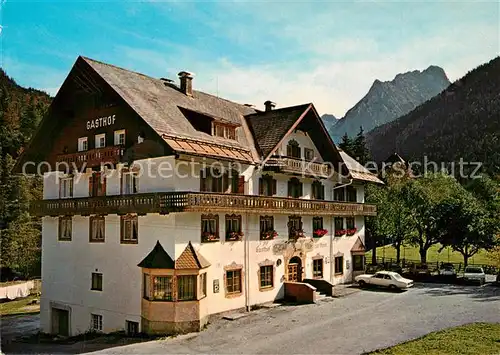 AK / Ansichtskarte Hinterriss_Tirol Gasthof Post Hinterriss Tirol