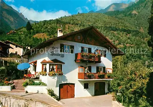 AK / Ansichtskarte Partschins_Merano_Suedtirol Pension Sonnegg Partschins_Merano