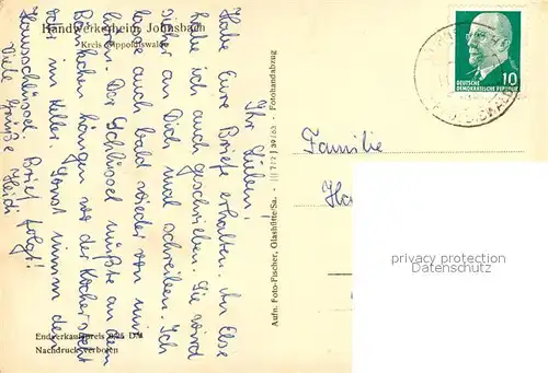 AK / Ansichtskarte Johnsbach_Osterzgebirge Handwerkerheim  Johnsbach_Osterzgebirge