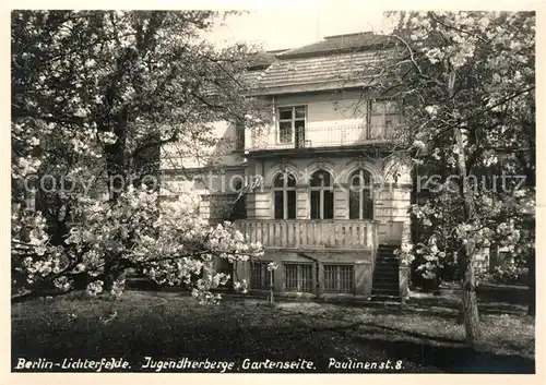 AK / Ansichtskarte Lichterfelde_Berlin Jugendherberge Paulinenstrasse 8 Lichterfelde Berlin
