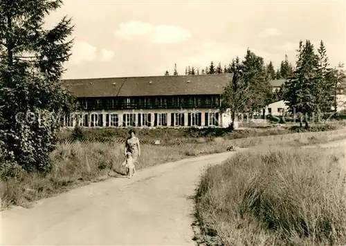 AK / Ansichtskarte Hormersdorf_Erzgebirge Jugendherberge Adolf Hennecke Hormersdorf Erzgebirge