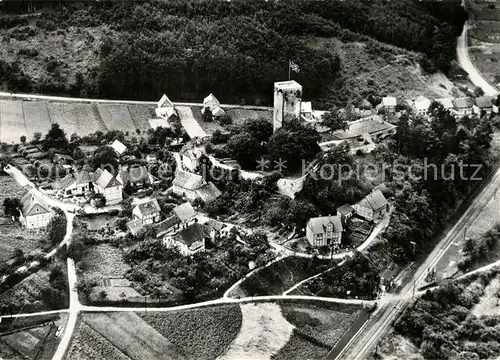 AK / Ansichtskarte Greene_Kreiensen Burg Greene Fliegeraufnahme Greene Kreiensen