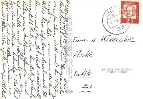 AK / Ansichtskarte Kiel Fliegeraufnahme Kiel