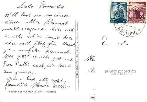 AK / Ansichtskarte Tambre  Tambre