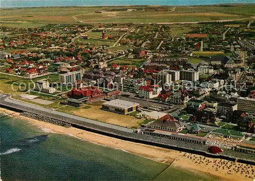 AK / Ansichtskarte Westerland_Sylt Fliegeraufnahme Westerland_Sylt