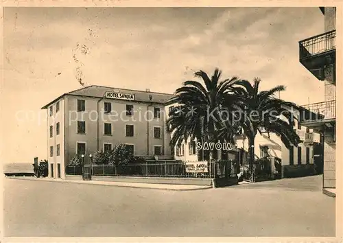 AK / Ansichtskarte Alassio Hotel Savoia Alassio
