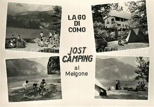 AK / Ansichtskarte Como_Lago_di_Como Jost Camping Al Melgone Como_Lago_di_Como