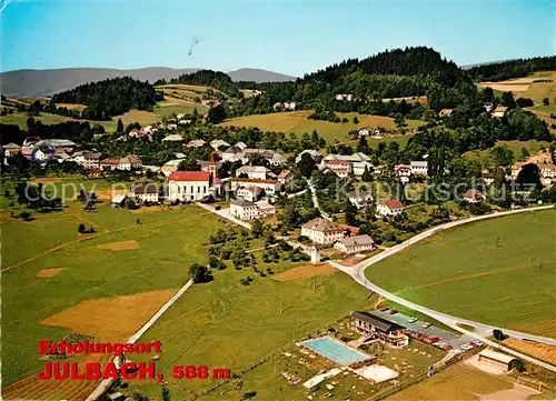 AK / Ansichtskarte Julbach_Oberoesterreich Fliegeraufnahme Julbach_Oberoesterreich