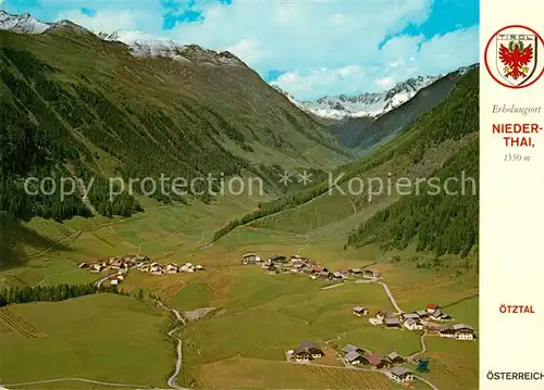 AK / Ansichtskarte Niederthal Fliegeraufnahme  Niederthal