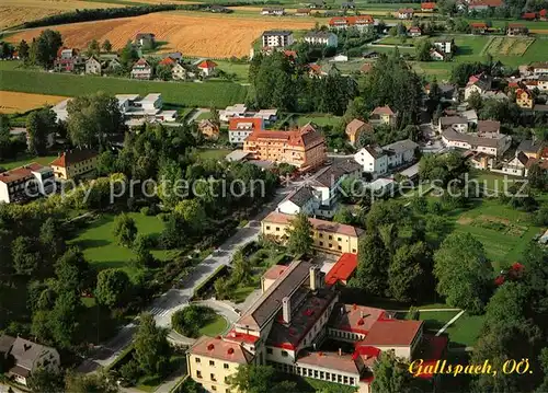 AK / Ansichtskarte Gallspach Fliegeraufnahme Institut Zeileis  Gallspach