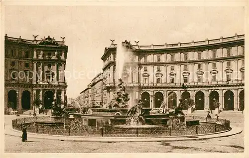 AK / Ansichtskarte Roma_Rom Piazza Esedra Fontana delle Najadi Roma_Rom