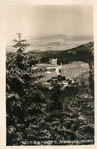 AK / Ansichtskarte Oybin Hotel Josefshoehe mit Johannessteinbauden Oybin