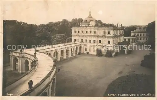 AK / Ansichtskarte Ploskovice Zamek Ploskovice
