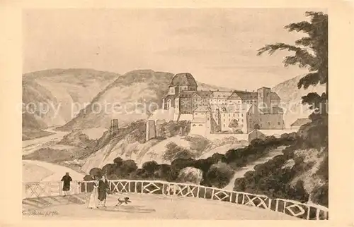 AK / Ansichtskarte Vranov_nad_Dyji Schloss Kuenstlerkarte Vranov_nad_Dyji