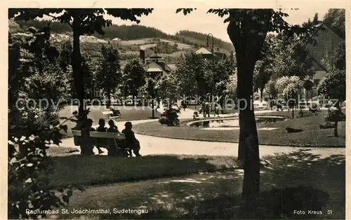 AK / Ansichtskarte Sudetengau Radiumbad St Joachimsthal Sudetengau