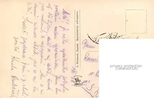 AK / Ansichtskarte Korcula Hafenpartie Korcula