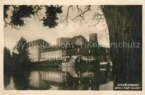 AK / Ansichtskarte Jindrichuv_Hradec Zamek s Malym Vajgarem Jindrichuv Hradec