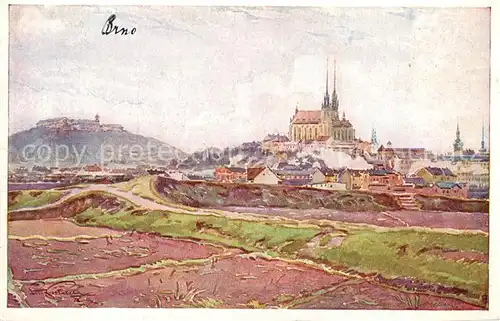AK / Ansichtskarte Brno_Bruenn Kuenstlerkarte Brno_Bruenn