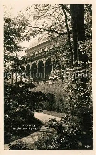 AK / Ansichtskarte Praha_Prahy_Prague Letohradek Belveder Praha_Prahy_Prague