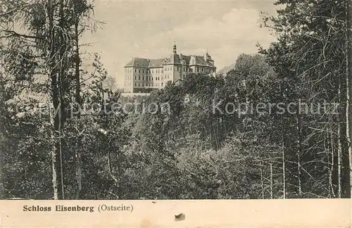 AK / Ansichtskarte Eisenberg_Jezeri Schloss Eisenberg 