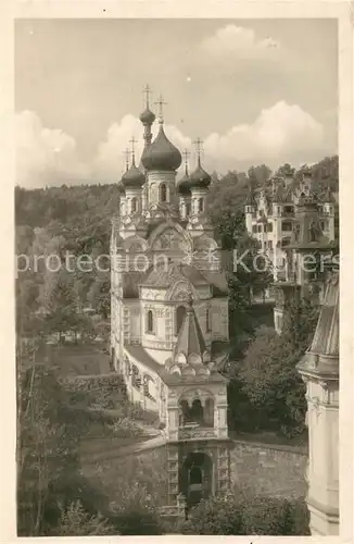 AK / Ansichtskarte Karlovy_Vary Rusky kostel Karlovy Vary