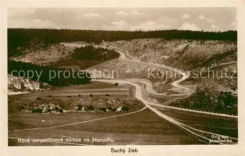 AK / Ansichtskarte Macocha_Tschechien Nove serpentinove silnice Macocha Tschechien