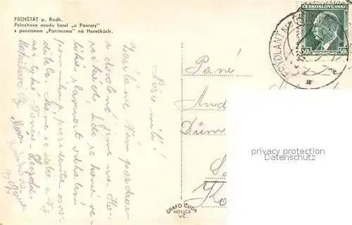 AK / Ansichtskarte Frenstat_pod_Radhostem Polochova osada hotel u Pantaty Frenstat_pod_Radhostem