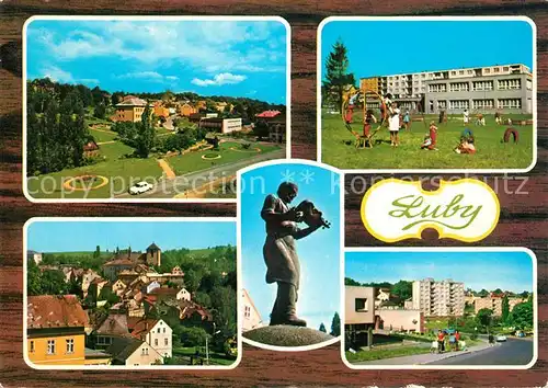 AK / Ansichtskarte Luby_u_Chebu Spielpaltz Park Denkmal  Luby_u_Chebu
