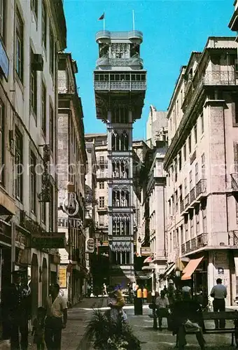 AK / Ansichtskarte Lisboa Elevador de Santa Justa Lisboa