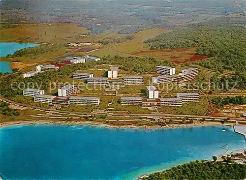 AK / Ansichtskarte Porec Fliegeraufnahme Hotel Galeb Porec