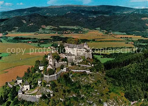 AK / Ansichtskarte Burg_Hochosterwitz Fliegeraufnahme Burg Burg_Hochosterwitz