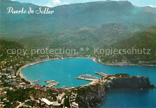 AK / Ansichtskarte Puerto_de_Soller Fliegeraufnahme Puerto_de_Soller