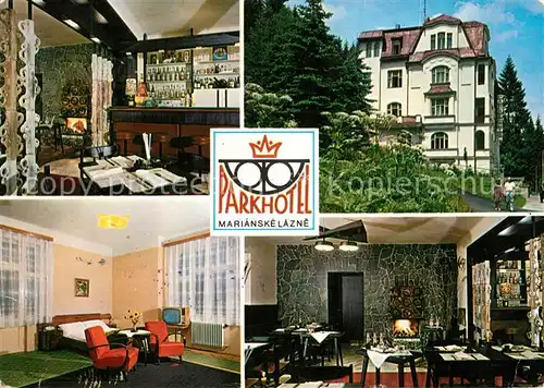 AK / Ansichtskarte Marianske_Lazne Parkhotel Restaurant Cheb Marianske_Lazne