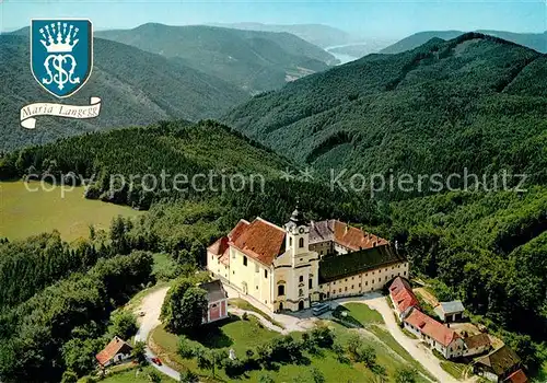 AK / Ansichtskarte Maria_Langegg Fliegeraufnahme Wallfahrtskirche Maria_Langegg