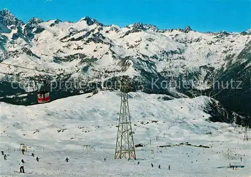 AK / Ansichtskarte Madonna_di_Campiglio Funivia del Groste Skigebiet Madonna_di_Campiglio