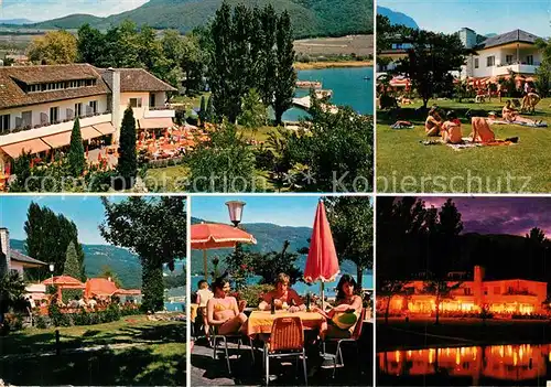 AK / Ansichtskarte Suedtirol Hotel Restaurant Seegarten Suedtirol