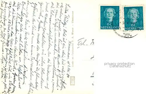 AK / Ansichtskarte Wassenaar Windmuehle Wassenaar