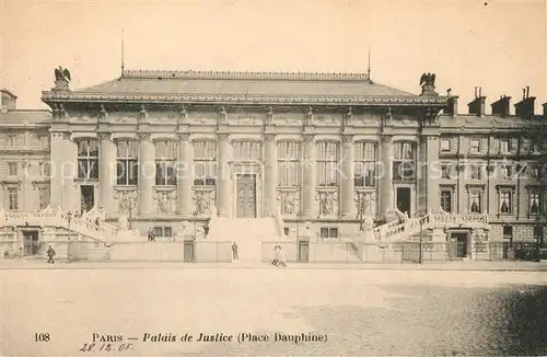 AK / Ansichtskarte Paris Palais de Justice Place Dauphine Paris