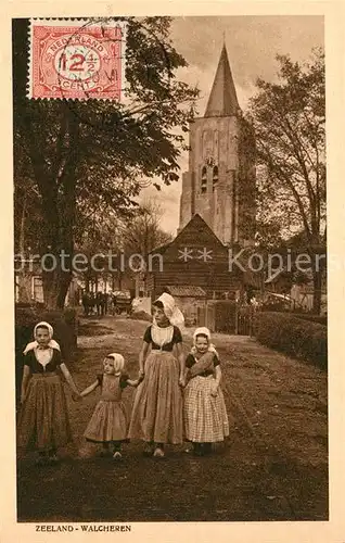 AK / Ansichtskarte Walcheren Maedchentrachtengruppe Walcheren