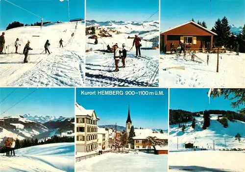 AK / Ansichtskarte Hemberg_SG Winterlandschaften Kirche  Hemberg_SG