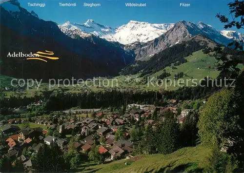 AK / Ansichtskarte Adelboden Panorama Adelboden