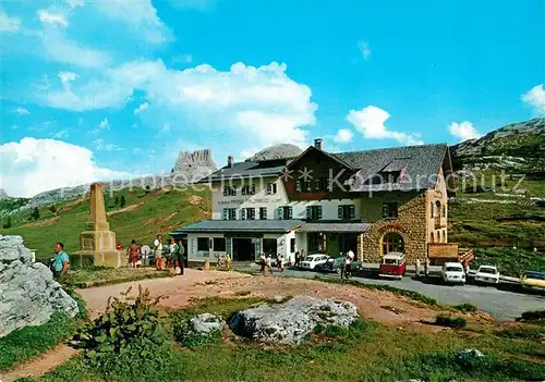 AK / Ansichtskarte Passo_Falzarego Gaststaette Pension Passo Falzarego