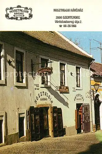 AK / Ansichtskarte Szentendre Nosztalgia Kavehaz Szentendre