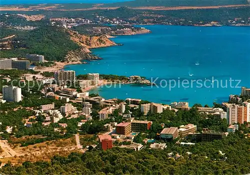 AK / Ansichtskarte Paguera_Mallorca_Islas_Baleares Fliegeraufnahme Paguera_Mallorca